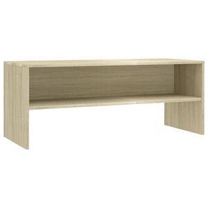vidaXL TV stolek dub sonoma 100 x 40 x 40 cm dřevotř&iacute;ska