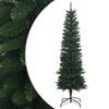 vidaXL Artificial Slim Christmas Tree 150 cm PE a PVC Zelen&aacute;