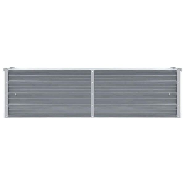 vidaXL Vyv&yacute;&scaron;en&yacute; z&aacute;hon pozinkovan&aacute; ocel 160 x 40 x 45 cm &scaron;ed&yacute;