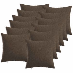 vidaXL Povlak na pol&scaron;t&aacute;ř 12 ks HEERLEN Taupe 45 x 45 cm Textil