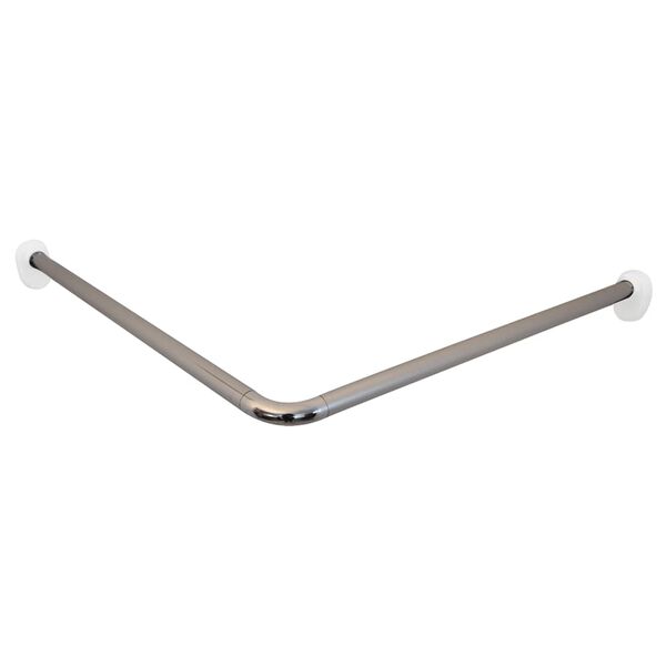 RIDDER Rohov&aacute; tyč na sprchov&yacute; z&aacute;věs chromovan&aacute; 80 x 80 x 2,5 cm