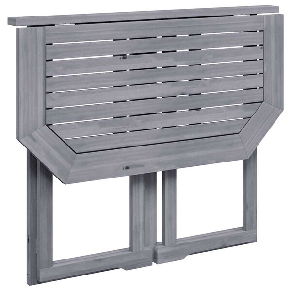 vidaXL Skládací stůl na balkón 90x50x74 cm masivní akáciové dřevo