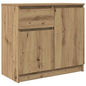 vidaXL Př&iacute;born&iacute;k se z&aacute;suvkou Artisan Dub 71x35x65 cm kompozitn&iacute; dřevo