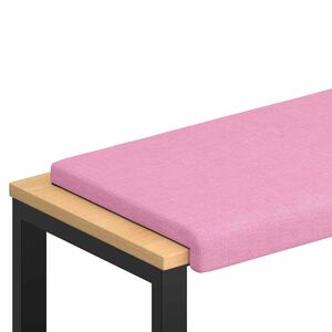 vidaXL Pol&scaron;t&aacute;ř na lavici Textil Růžov&aacute; Hloubka 35 cm