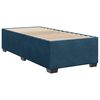 vidaXL Box spring postel s matrac&iacute; modr&aacute; 90 x 200 cm samet