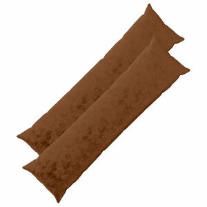 vidaXL Odhazovac&iacute; pol&scaron;t&aacute;ř 2 ks HEERLEN Světle hněd&aacute; 40 x 145 cm Flanel