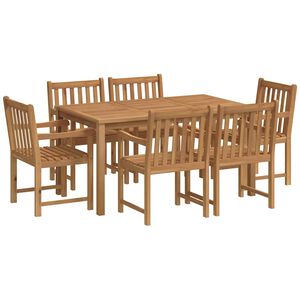 vidaXL 7d&iacute;ln&aacute; zahradn&iacute; j&iacute;deln&iacute; sada 150 x 90 cm masivn&iacute; teakov&eacute; dřevo