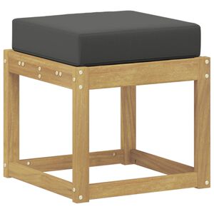 vidaXL Outdoorov&yacute; stoličkov&yacute; benč s pol&scaron;t&aacute;řem B&iacute;l&aacute; 43 x 43 x 45 cm