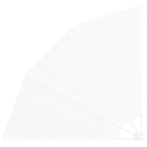 vidaXL Z&aacute;stěna na balkon 140 x 140 cm Polyester B&iacute;l&aacute;