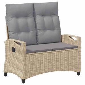 vidaXL Zahradn&iacute; lavice B&eacute;žov&aacute; a Světle &scaron;ed&aacute; 105 x 60 x 112 cm