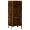 vidaXL Skříň highboard kouřový dub 34,5 x 34 x 180 cm kompozitní dřevo