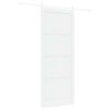 vidaXL Posuvn&eacute; dveře ORKDAL 93 x 232 cm Kompozitn&iacute; dřevo B&iacute;l&aacute;