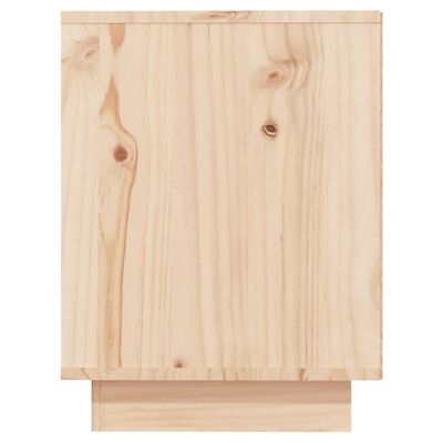 vidaXL Botník 110 x 34 x 45 cm masivní borové dřevo
