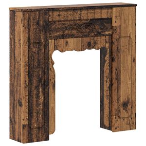 vidaXL R&aacute;m krbu Star&eacute; dřevo 93 x 20 x 89 cm Kompozitn&iacute; dřevo