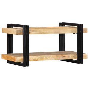 vidaXL N&aacute;stěnn&aacute; police 70x33x35 cm masivn&iacute; hrub&yacute; mangovn&iacute;k