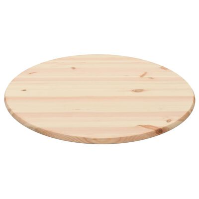 vidaXL Stolní deska přírodní borové dřevo kulatá 25 mm 90 cm