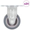 vidaXL 24 ks pevn&aacute; kolečka 50 mm