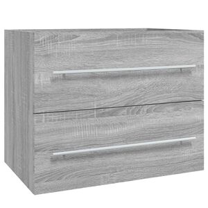 vidaXL Skř&iacute;ňka pod umyvadlo &scaron;ed&aacute; sonoma 60x38,5x48 cm kompozitn&iacute; dřevo