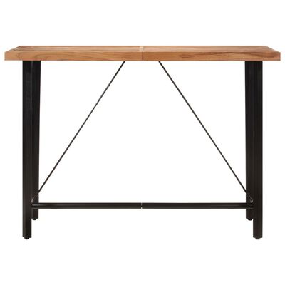 vidaXL Barový stůl 150 x 70 x 107 cm masivní akáciové dřevo a železo