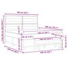 vidaXL Postel s boxspringem s matrac&iacute; Kr&eacute;mov&aacute; 160 x 200 cm textil