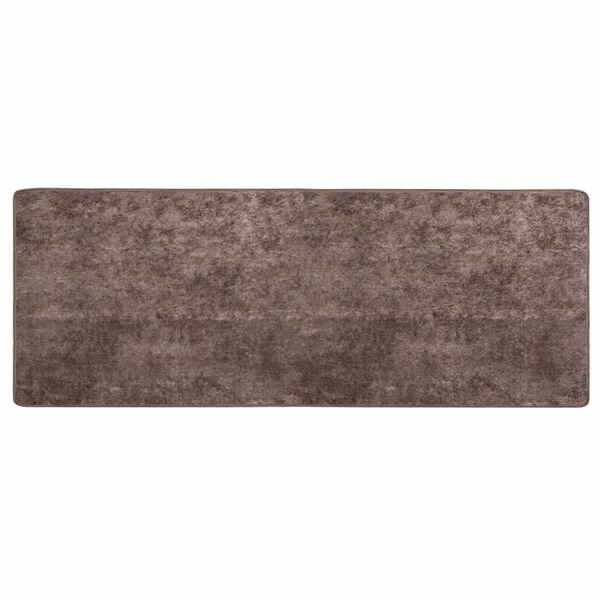 vidaXL Běhoun MARSA &Scaron;ed&yacute; 250 x 100 cm Polyester a PVC