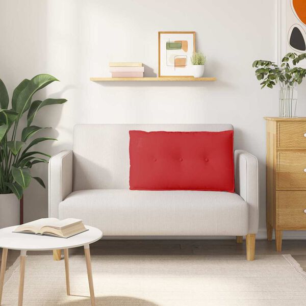 vidaXL Pol&scaron;t&aacute;ř na z&aacute;da Červen&aacute; 80 x 19 x 50 cm textil