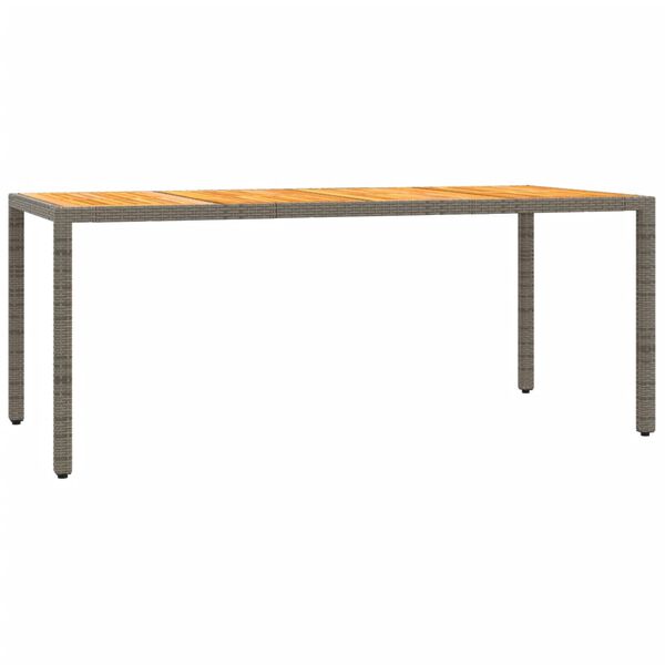 vidaXL 7d&iacute;ln&yacute; zahradn&iacute; j&iacute;deln&iacute; set s podu&scaron;kami &scaron;ed&yacute; polyratan