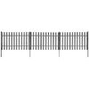 vidaXL Laťkov&yacute; plot se sloupky 3 ks WPC 600 x 120 cm