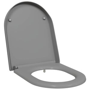 vidaXL Toaletn&iacute; prkno &Scaron;ed&aacute; 49 x 36 x 4 cm Duroplast
