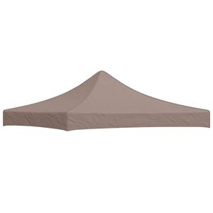 vidaXL Střecha k party stanu 3 x 3 m taupe 270 g/m&sup2;