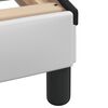 vidaXL Rám postele Viana bez matrace bílý a černý 80 x 200 cm umělá kůže