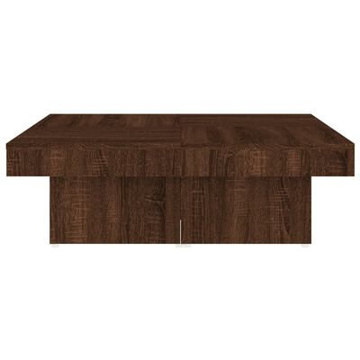 vidaXL Konferenční stolek hnědý dub 90 x 90 x 28 cm kompozitní dřevo