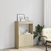 vidaXL Skř&iacute;ň highboard dub sonoma 63 x 33 x 100 cm kompozitn&iacute; dřevo