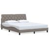 vidaXL R&aacute;m postele bez matrace taupe 160 x 200 cm textil