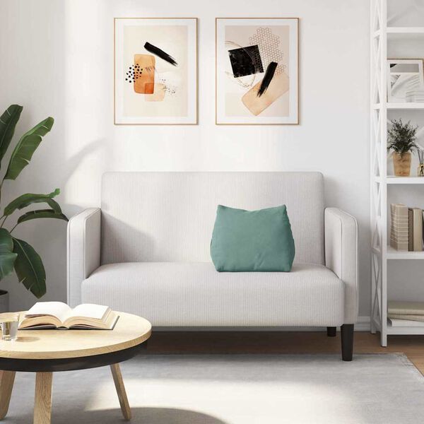 vidaXL Polštář na záda Mořská zelená 45 x 20 x 35 cm Žebrovaná látka