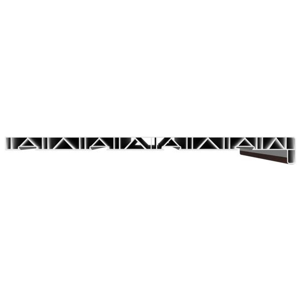 vidaXL Parapet okna Hněd&eacute; dřevo 60 x 45 x 4,5 cm PVC