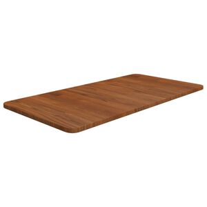 vidaXL Koupelnov&aacute; deska tmavě hněd&aacute; 80x40x1,5 cm o&scaron;etřen&yacute; masiv