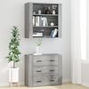 vidaXL Skř&iacute;ň highboard &scaron;ed&aacute; sonoma kompozitn&iacute; dřevo