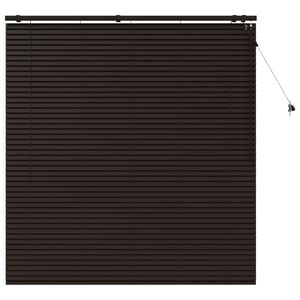 vidaXL Venet &scaron;koln&iacute; žaluzie Tmavě hněd&aacute; 155 x 160 cm 35 mm