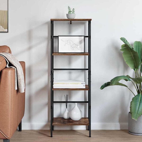 vidaXL Knihovna Kouřový dub 40 x 29,5 x 115 cm kompozitní dřevo