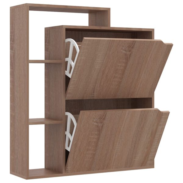 vidaXL Botn&iacute;k dub sonoma 79,5 x 24 x 90,5 cm dřevotř&iacute;ska