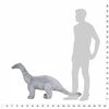 vidaXL Stoj&iacute;c&iacute; ply&scaron;ov&aacute; hračka dinosaurus brachiosaurus &scaron;ed&yacute; XXL