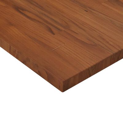 vidaXL Čtvercová stolní deska tmavě hnědá 60x60x2,5 cm ošetřený dub