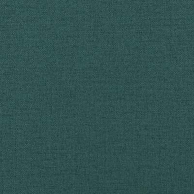 vidaXL Chesterfield pohovka 3místná tmavě zelená textil