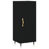 vidaXL Skř&iacute;ň highboard čern&aacute; 34,5 x 34 x 180 cm kompozitn&iacute; dřevo