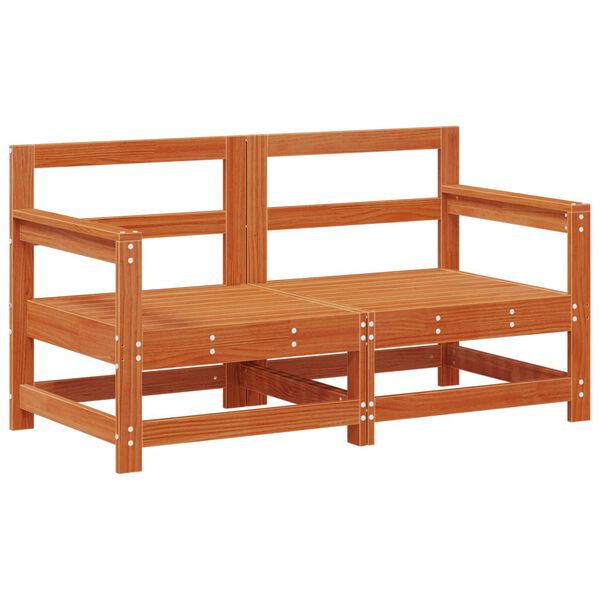 vidaXL Zahradn&iacute; lounge set 7 pcs Voskově Hněd&aacute; Masivn&iacute; borovice