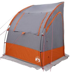 vidaXL Stan na zadn&iacute; dveře auta osoba &Scaron;ed&aacute; a oranžov&aacute; taft