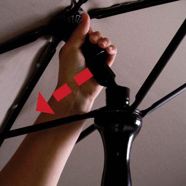 Madison Zahradn&iacute; slunečn&iacute;k Patmos Luxe obd&eacute;ln&iacute;kov&yacute; 210 x 140 cm &scaron;ed&yacute;