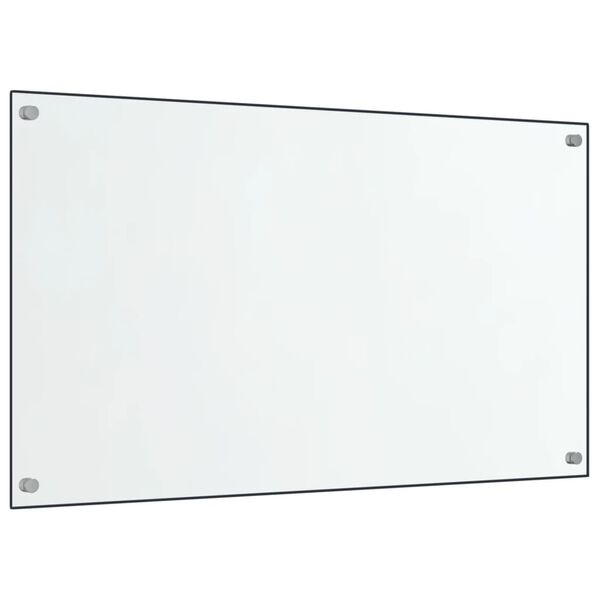 vidaXL Kuchyňské panely 2 ks průhledné 70 x 60 cm tvrzené sklo