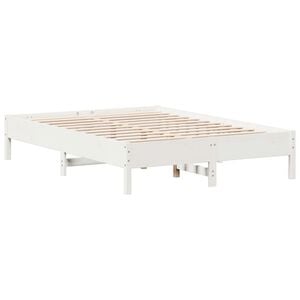 vidaXL Postel bez matrace b&iacute;l&aacute; 120 x 200 cm masivn&iacute; borovice